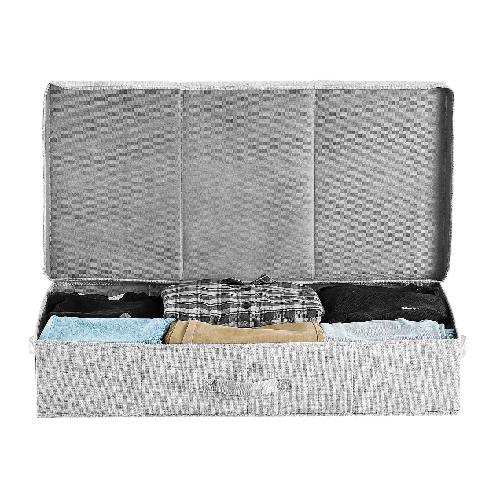 Under Bed Storage 48L Foldable Underbed Box For Household Organization 2 Pack_voghion.com